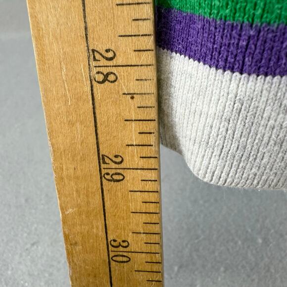 Champion Joggers Unisex M Grey Purple Green Reverse Weave Vintage Athleisure - Picture 16 of 16